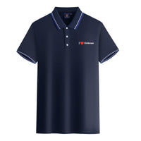 Thumbnail for I Love Embraer Designed Stylish Polo T-Shirts