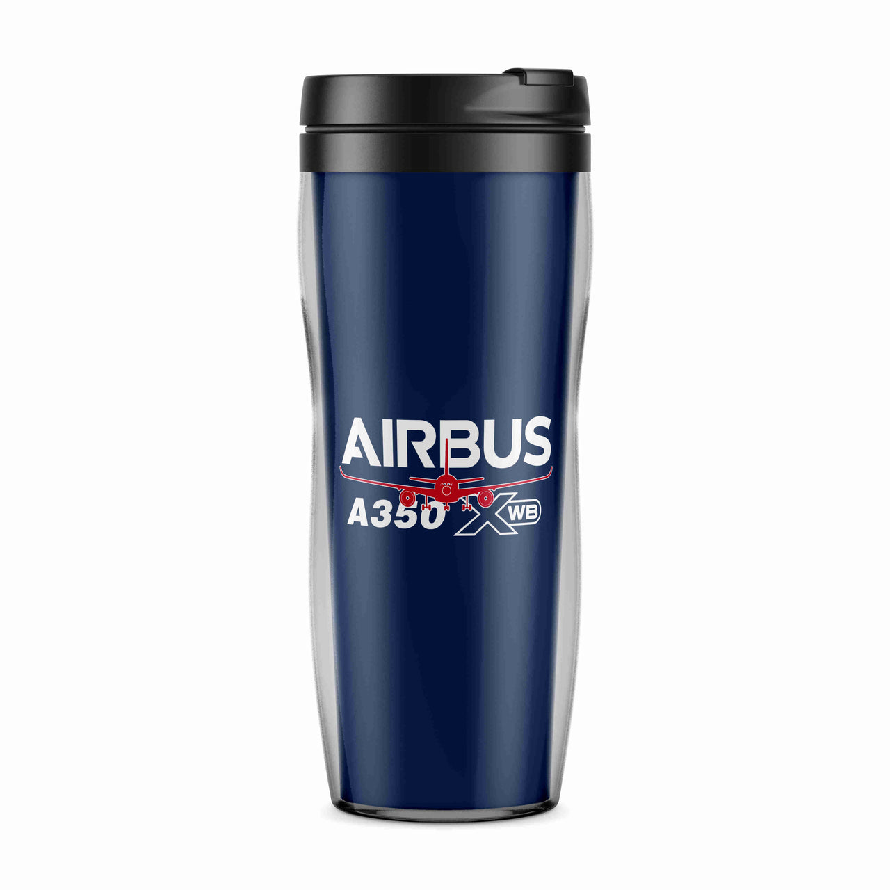 Amazing Airbus A350 XWB Designed Plastic Travel Mugs