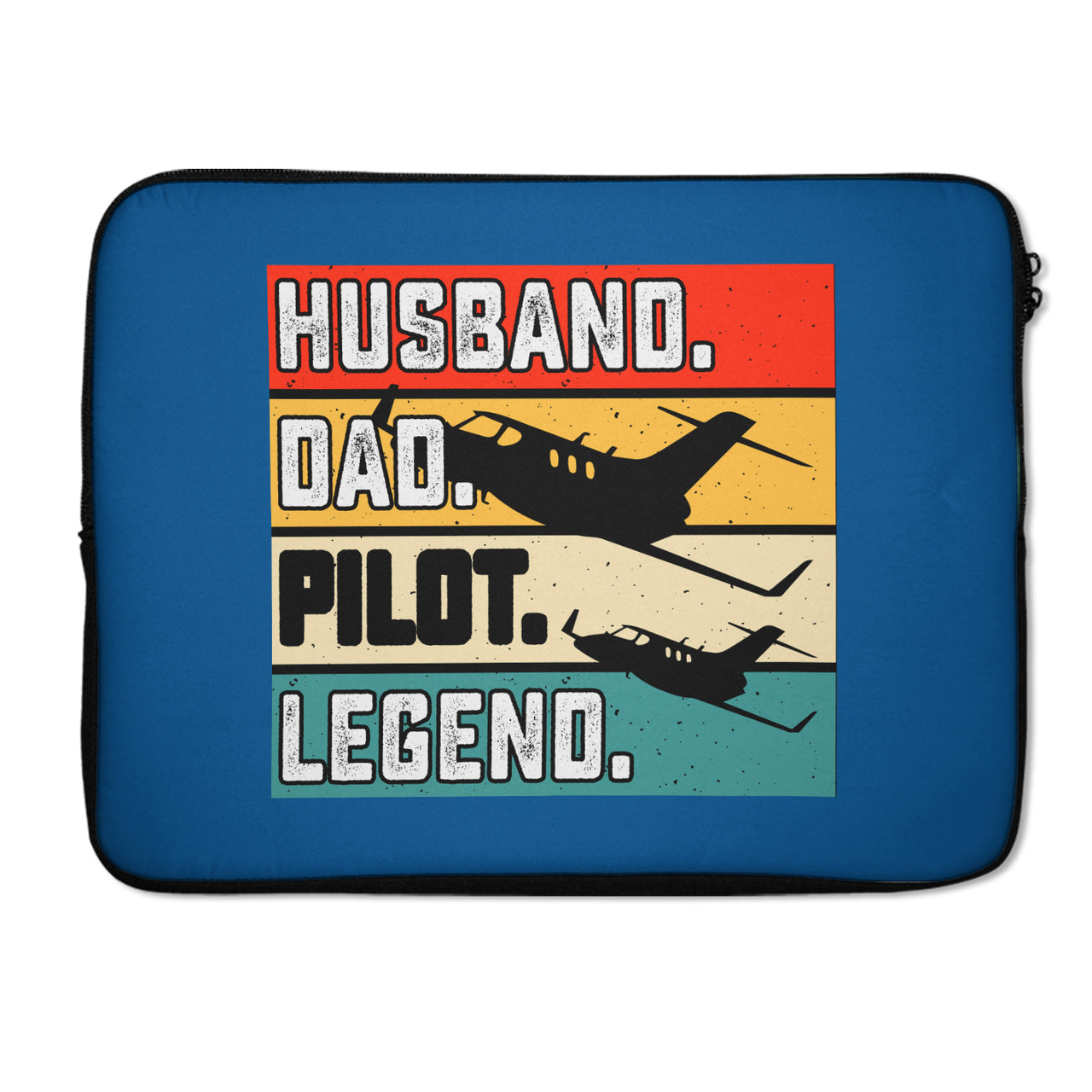 Husband & Dad & Pilot & Legend Designed Laptop & Tablet Cases