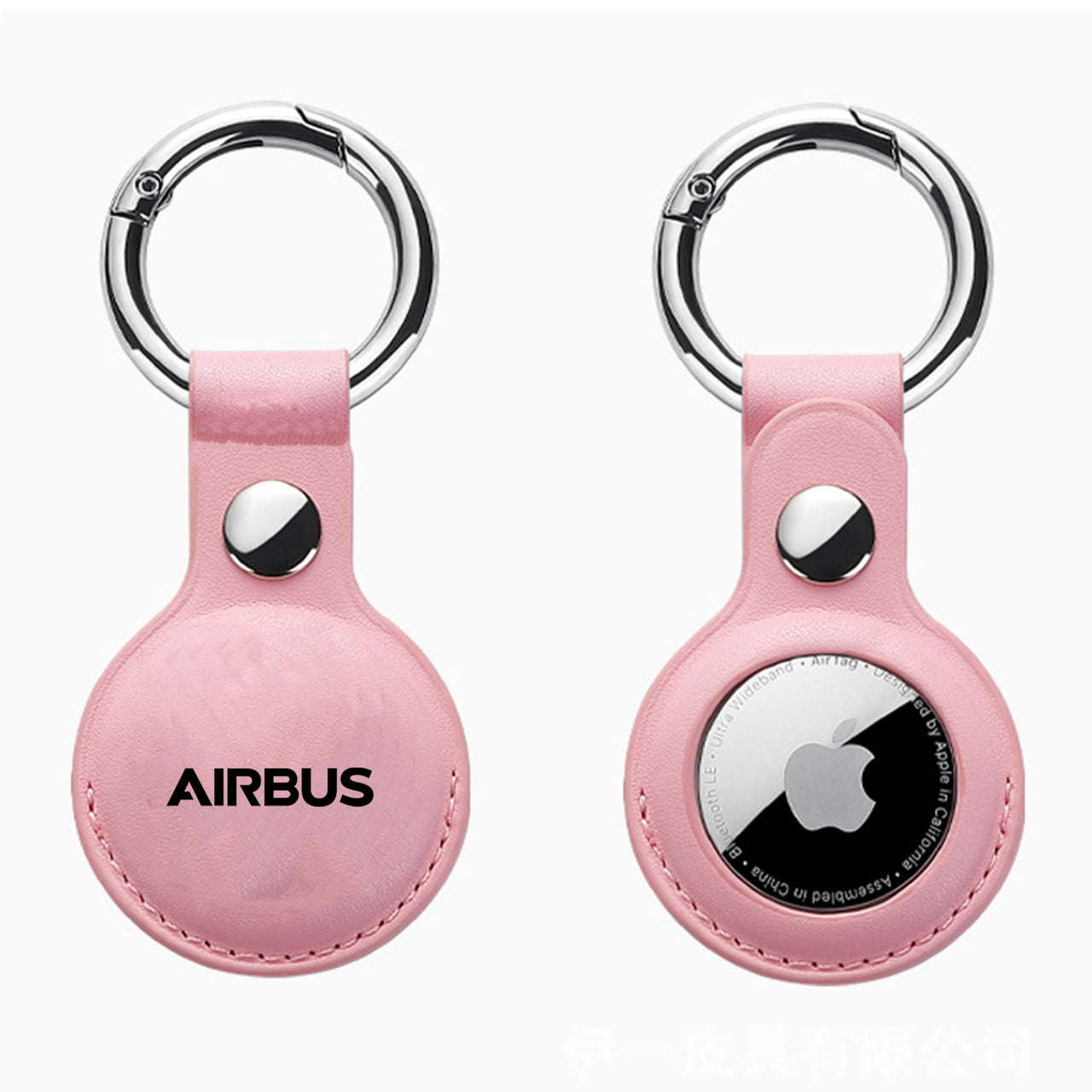 Airbus & Text Design Airtags Leather Cases