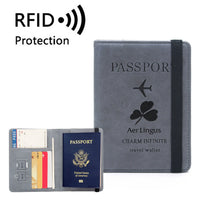 Thumbnail for Aer Lingus Airlines Designed Passport Cover Travel Wallet Passport Holder