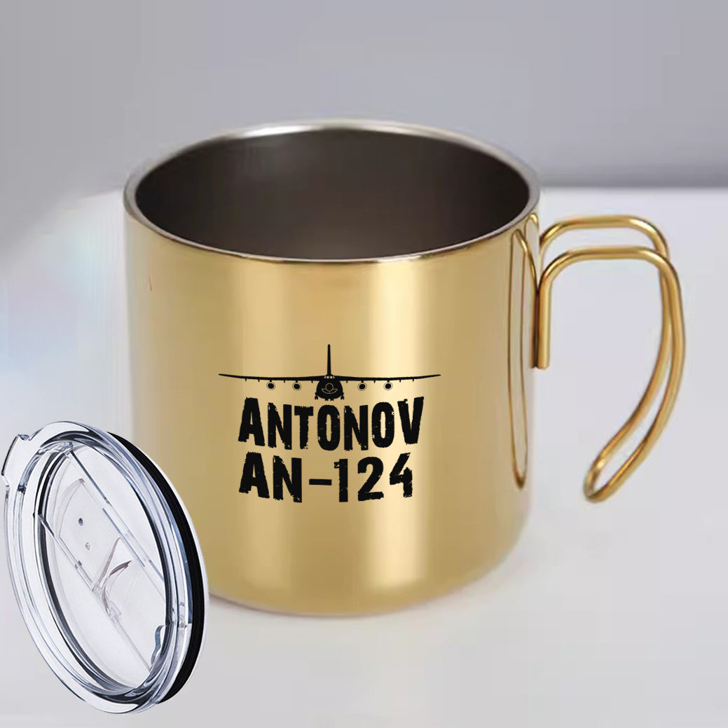Antonov AN-124 & Plane Designed Stainless Steel Portable Mugs