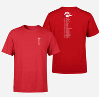 Thumbnail for Aviation Alphabet Double-Side T-Shirts