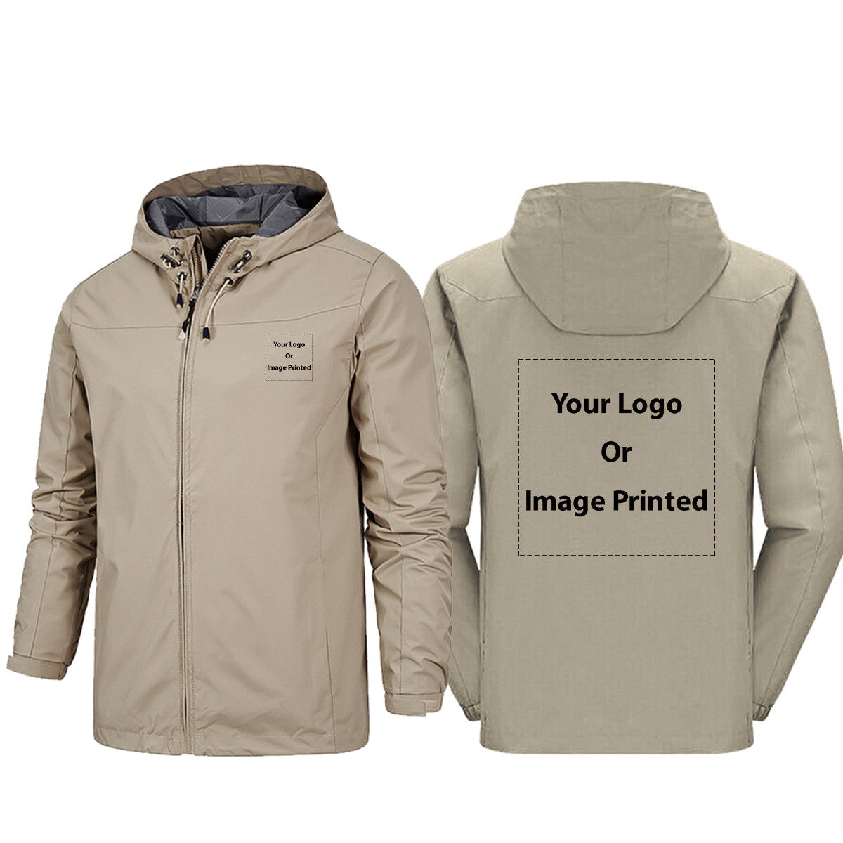 Custom 2 LOGOS Rain Jackets & Windbreakers