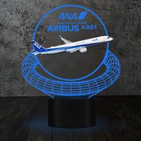 Thumbnail for ANA All Nippon Airways Airbus A321 Designed 3D Lamp