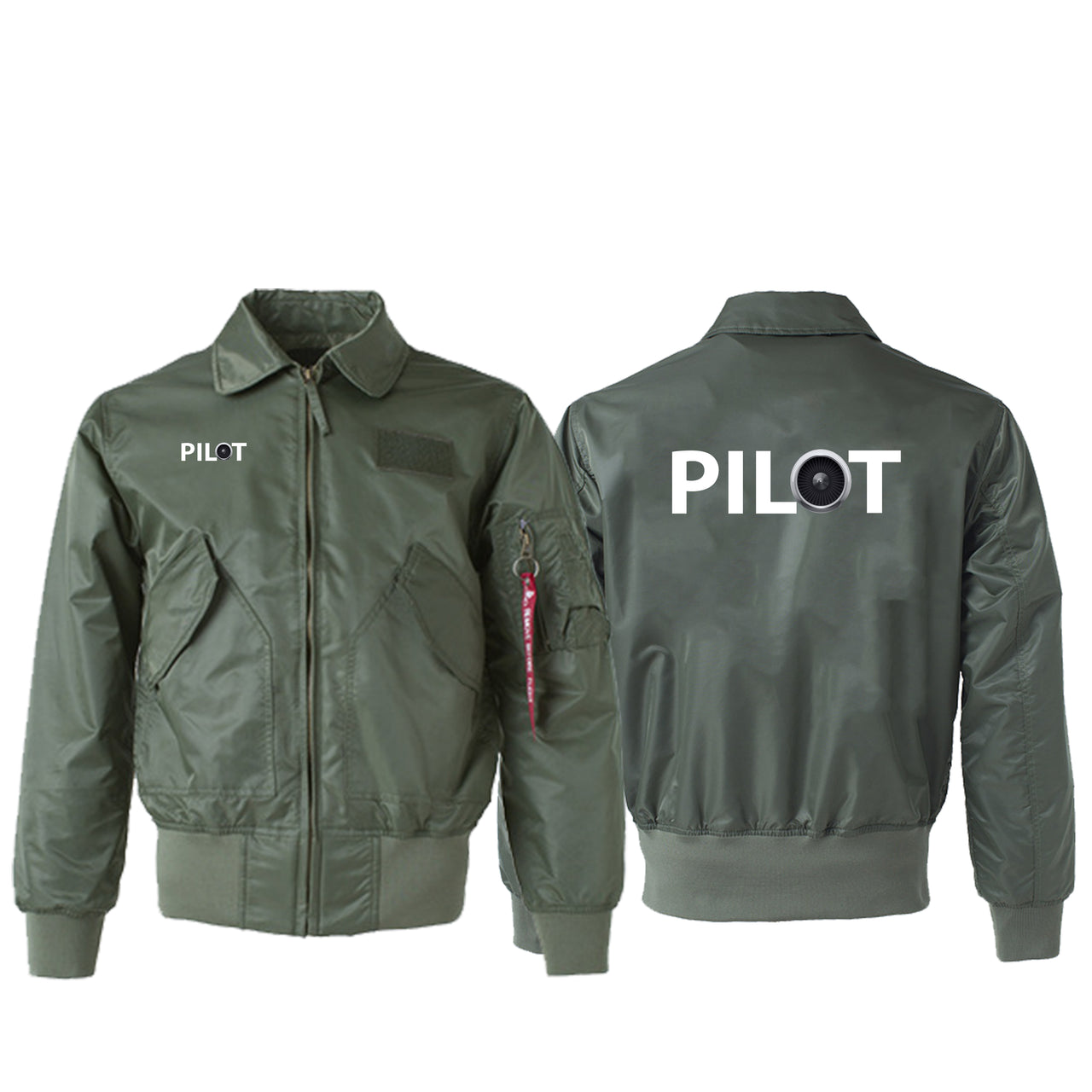 Pilot & Jet Engine Designed Embroidered Patch Attachable Jackets