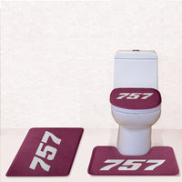 Thumbnail for 757 Flat Text Designed Toilet Seat Cover Three-piece Set