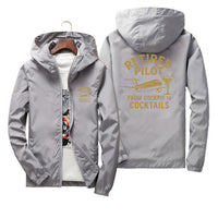 Thumbnail for Retired Pilot & Coctails Designed Thin Windbreaker Jackets