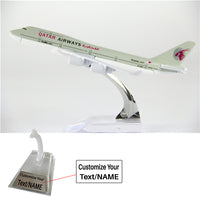Thumbnail for Qatar Airways Boeing 747 (Old Livery) Airplane Model (16CM)