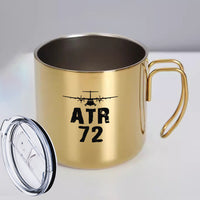 Thumbnail for ATR-72 & Plane Designed Stainless Steel Portable Mugs