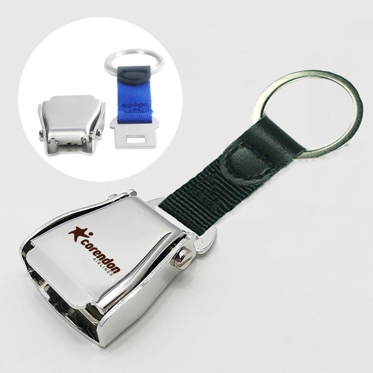 Corendon Airlines Airplane Seat Belt Key Chains