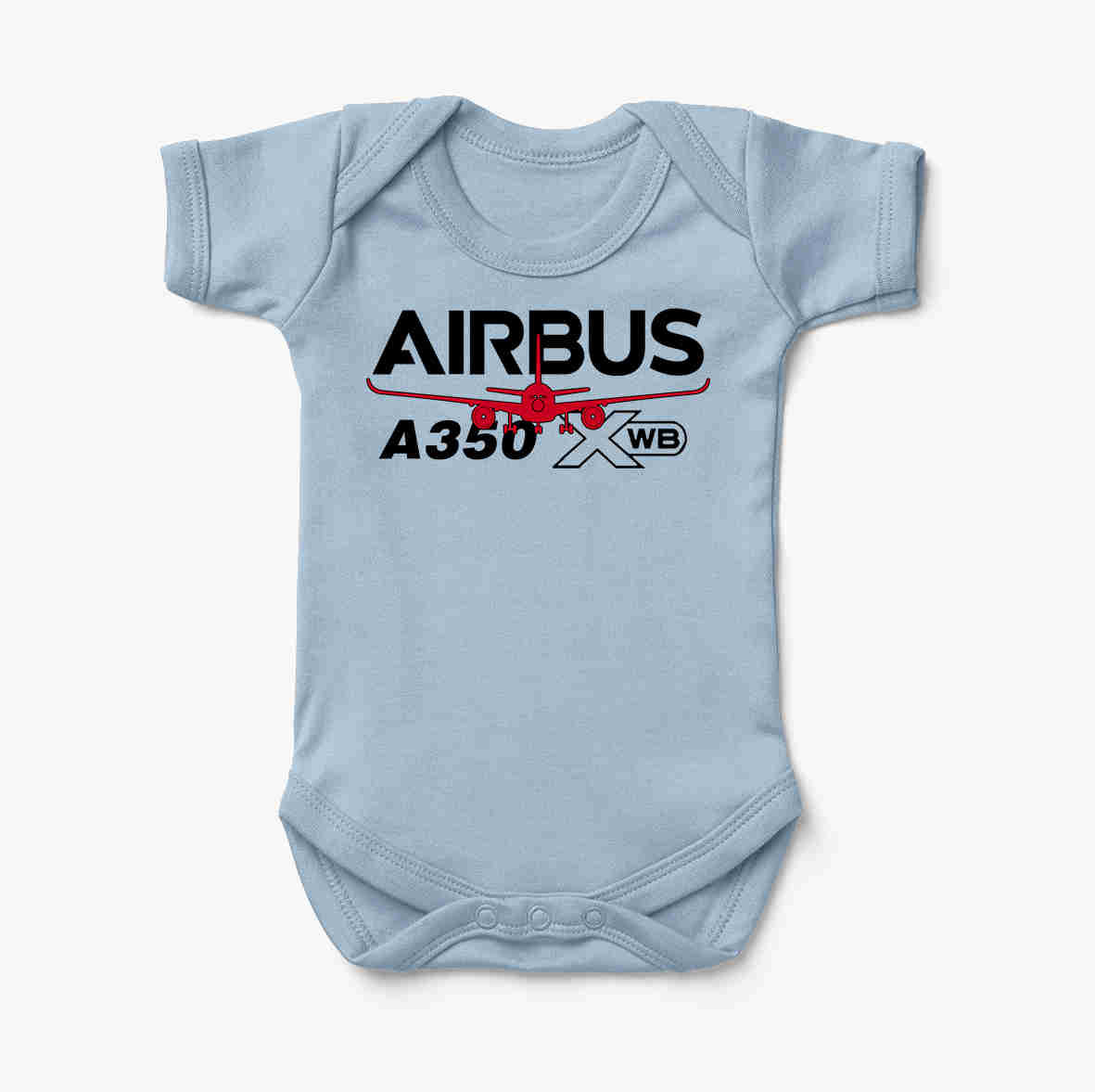 Amazing Airbus A350 XWB Designed Baby Bodysuits