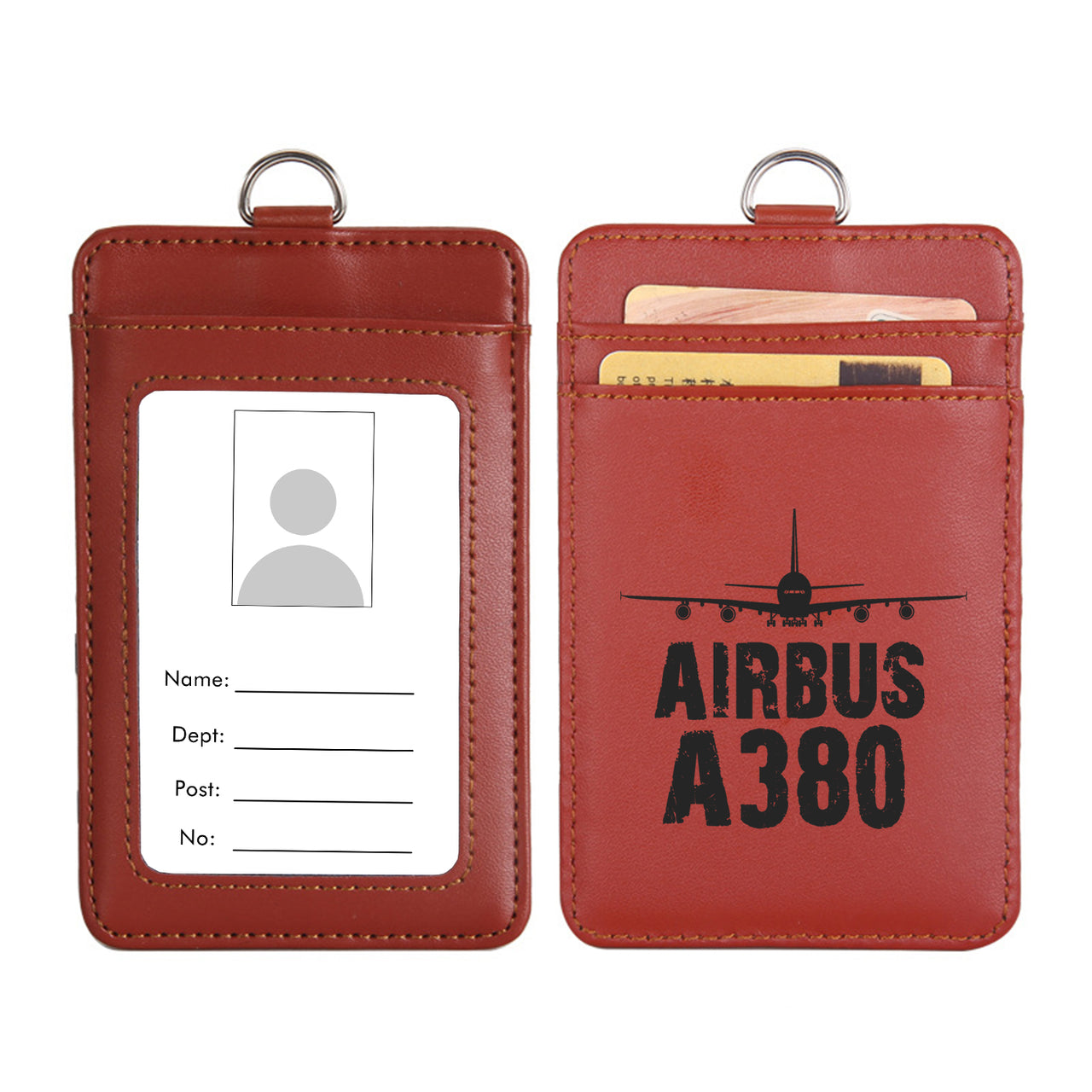 Airbus A380 & Plane Designed ID Card Holder