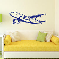 Thumbnail for Amazing Silhouette of Airbus A320 Designed Wall Sticker