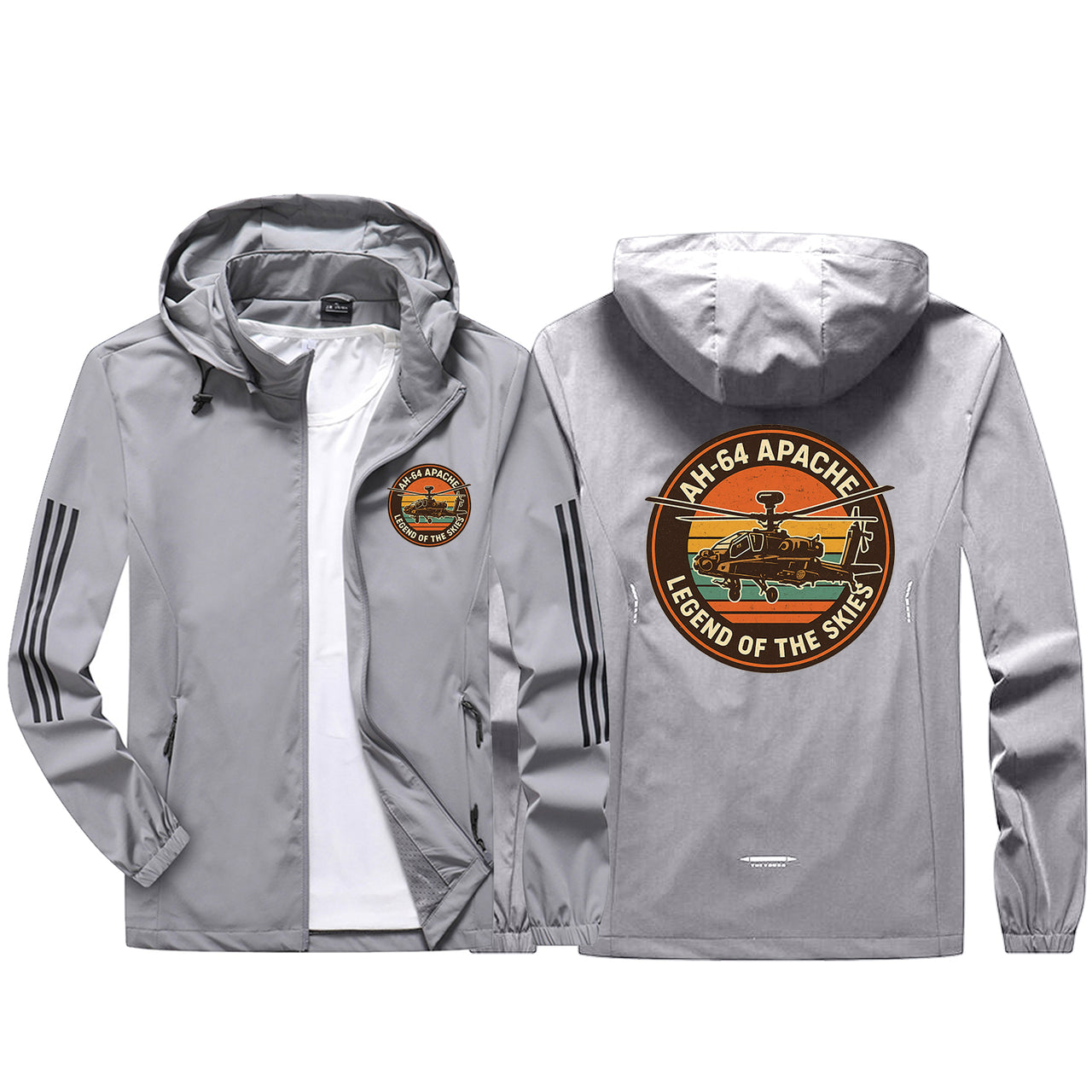 Retro Apache AH-64 Design Sport & Running Jackets