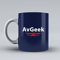 Thumbnail for Avgeek Designed Ceramic White Mugs