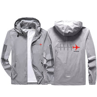 Thumbnail for Aviation Heartbeats Sport & Running Jackets