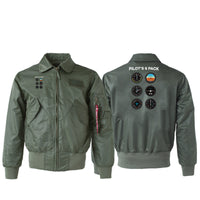 Thumbnail for Pilot's 6 Pack Designed Embroidered Patch Attachable Jackets
