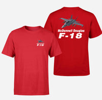 Thumbnail for The McDonnell Douglas F18 Designed Double-Side T-Shirts