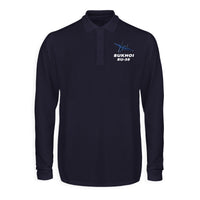 Thumbnail for The Sukhoi SU-35 Designed Long Sleeve Polo T-Shirts