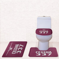 Thumbnail for Cessna 337 & Plane Designed Toilet Seat Cover Three-piece Set