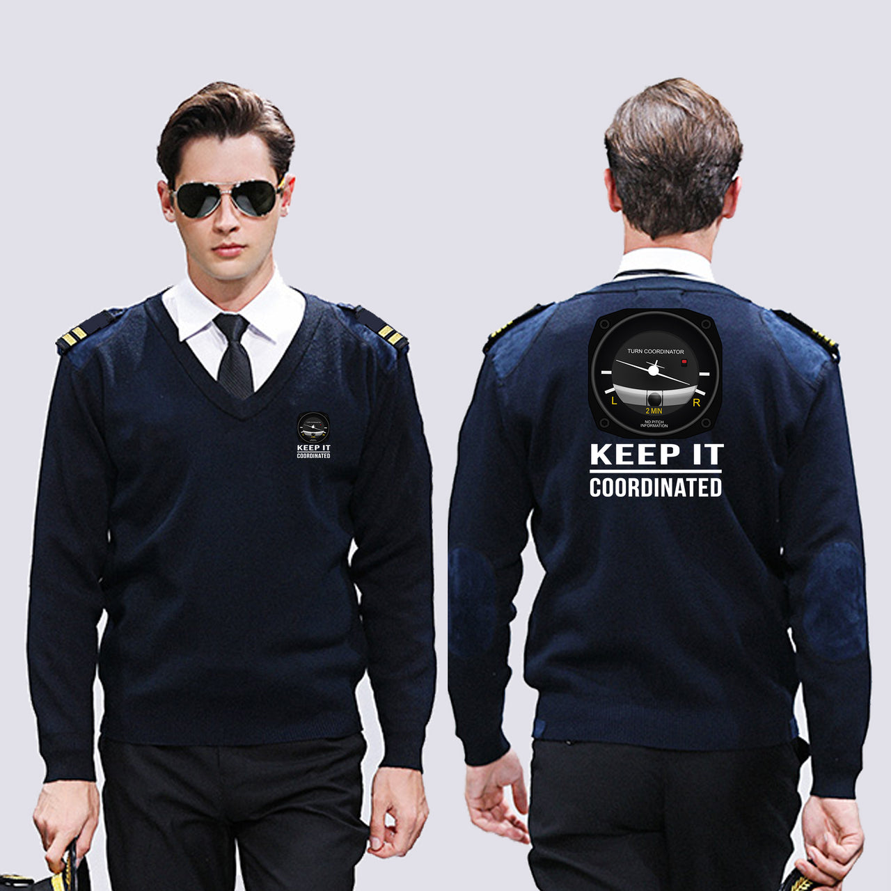 Keep It Coordinated Designed Wool Pilot Sweaters