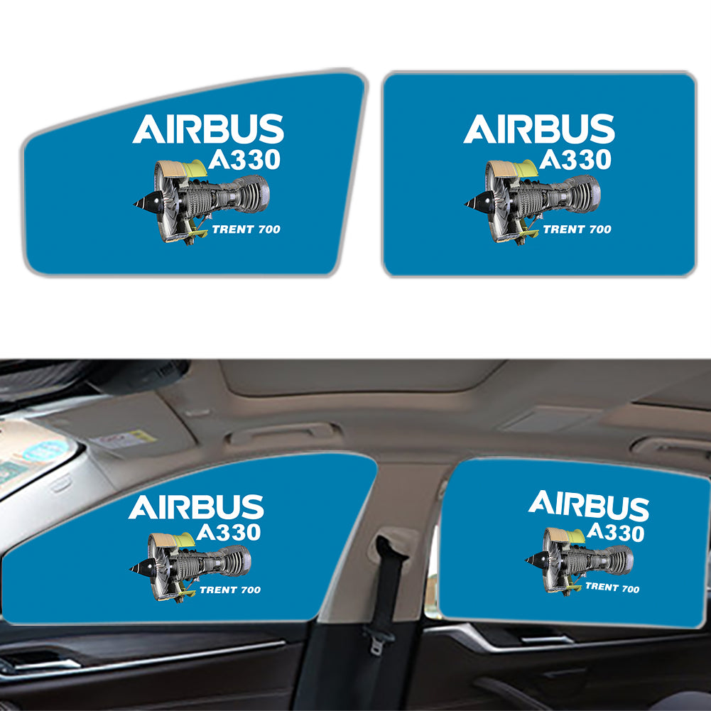Airbus A330 & Trent 700 Engine Designed Car Sun Shade (Side window)
