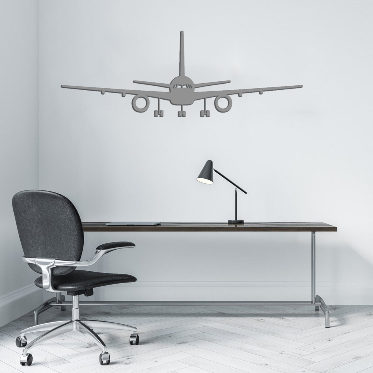 Boeing 757 Silhouette Designed Wall Metal Signs