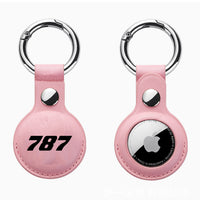 Thumbnail for 787 Flat Text Design Airtags Leather Cases