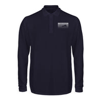 Thumbnail for Airbus A350XWB & Dots Designed Long Sleeve Polo T-Shirts