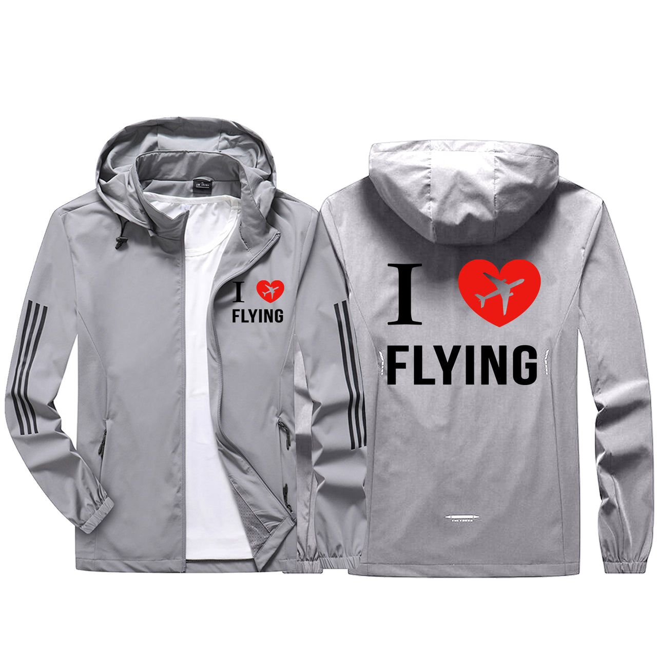 I Love Flying Sport & Running Jackets