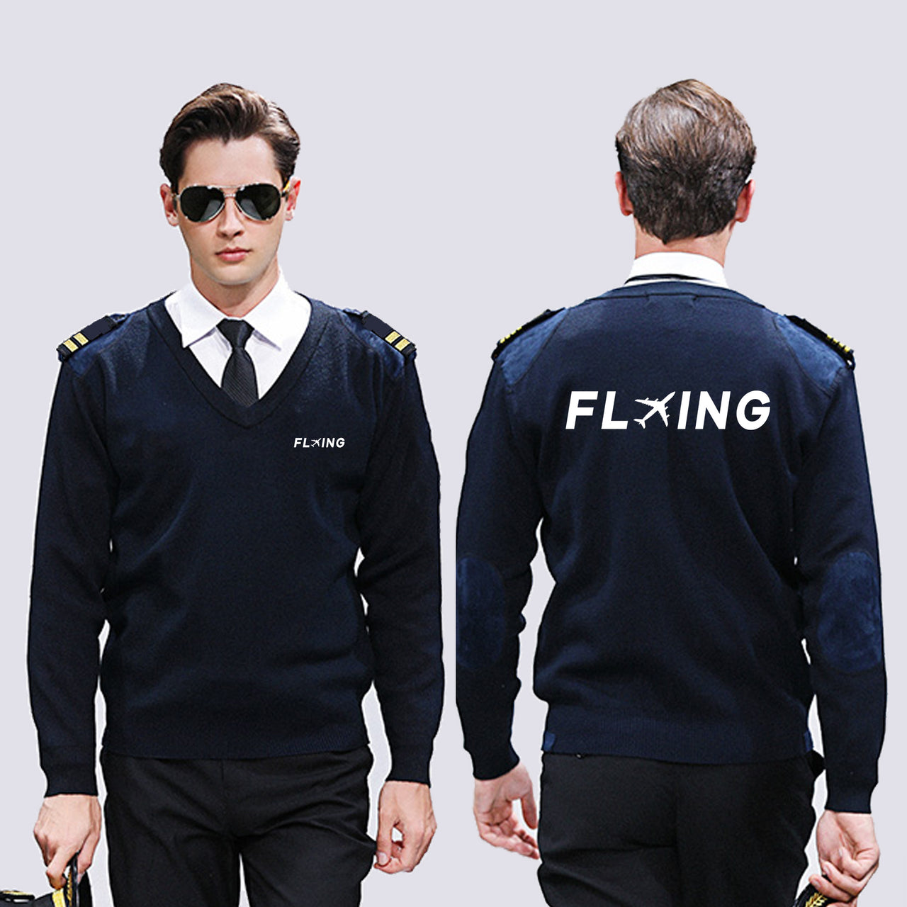 Flying Designed Wool Pilot Sweaters