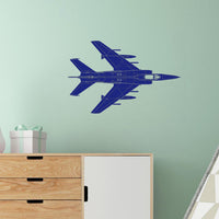 Thumbnail for Detailed Superjet from Above Designed Wall Sticker