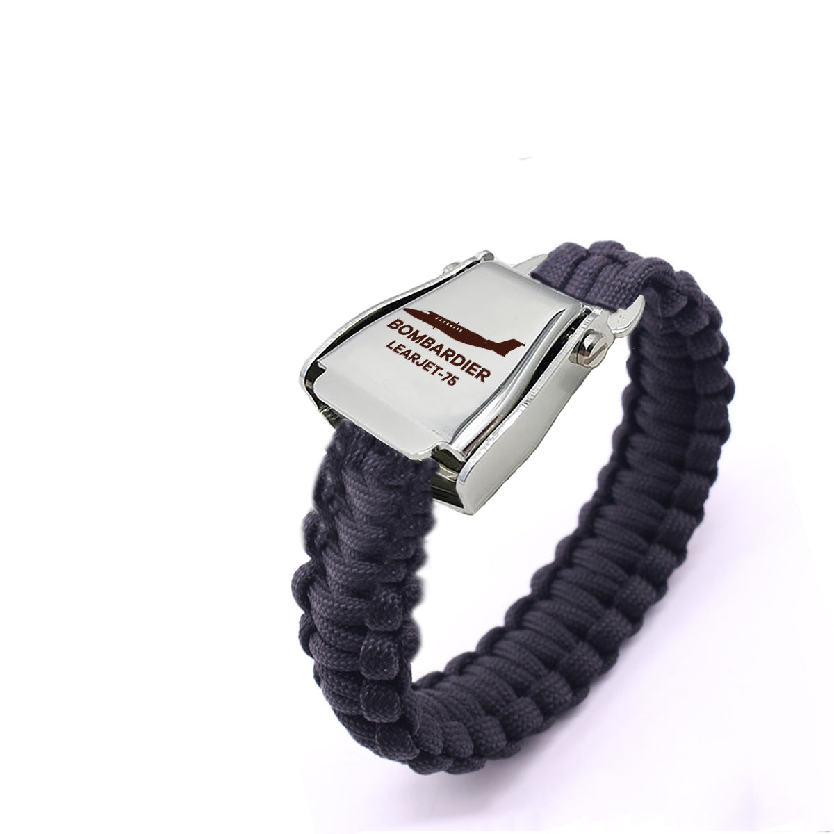 The Bombardier Learjet 75 Design Airplane Seat Belt Bracelet