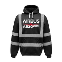 Thumbnail for Amazing Airbus A320neo Designed Reflective Hoodies