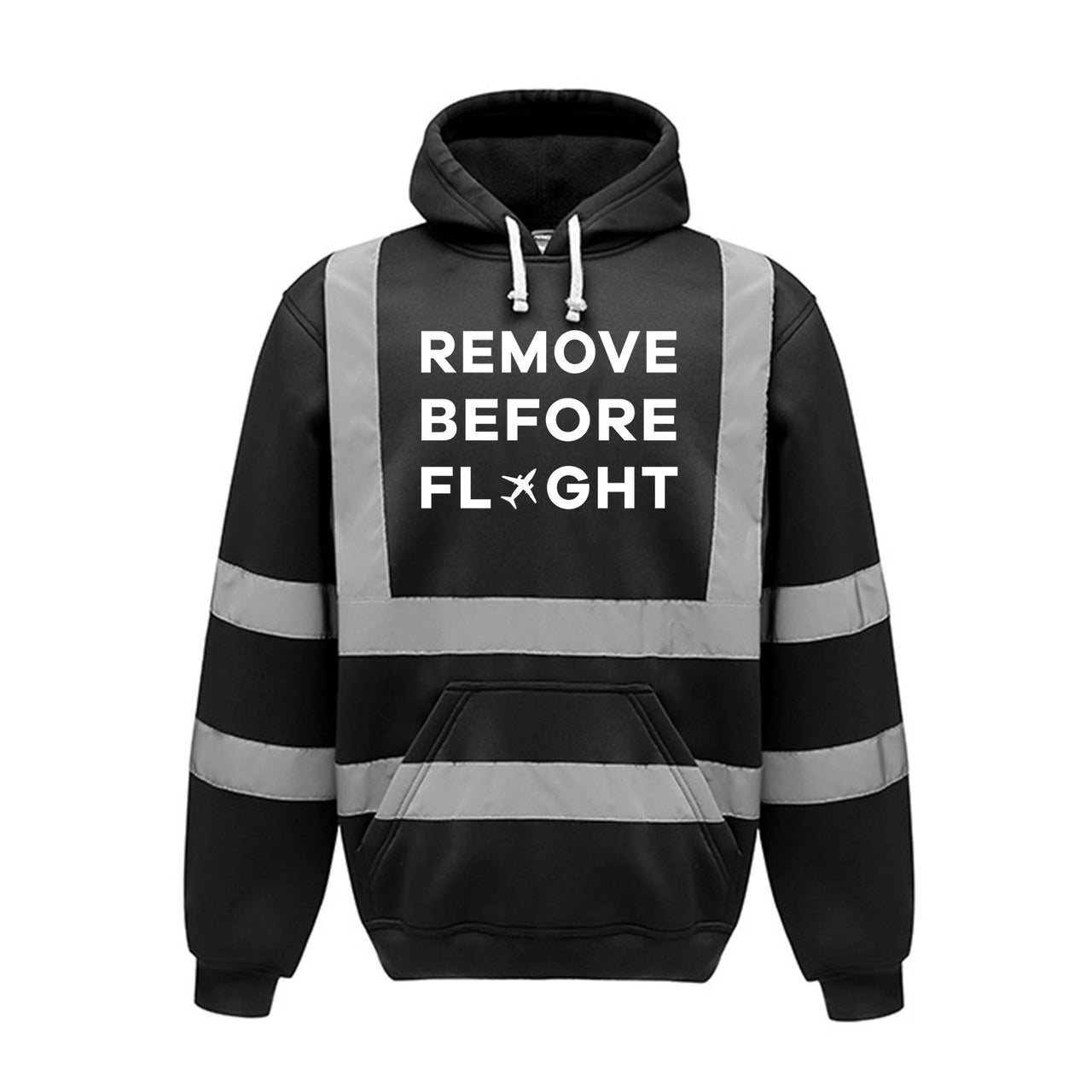 Remove Before Flight Designed Reflective Hoodies