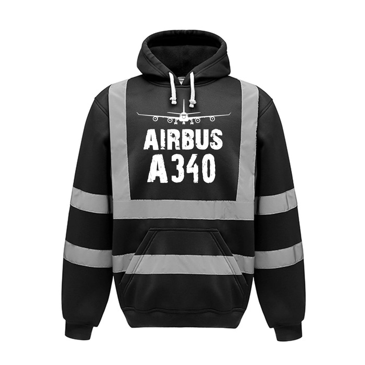 Airbus A340 & Plane Designed Reflective Hoodies