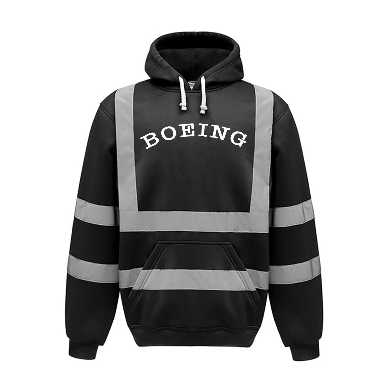 Special BOEING Text Designed Reflective Hoodies