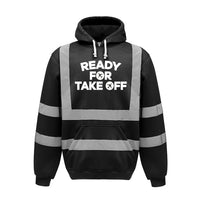 Thumbnail for Ready For Takeoff Designed Reflective Hoodies