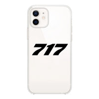 Thumbnail for 717 Flat Text Designed Transparent Silicone iPhone Cases