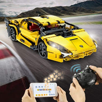 Thumbnail for 456Pcs Lightning Sports Car For RC Building Blocks Car Model