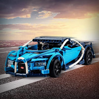 Thumbnail for 419Pcs Blue Porsche sports car For RC Building Blocks Car Model