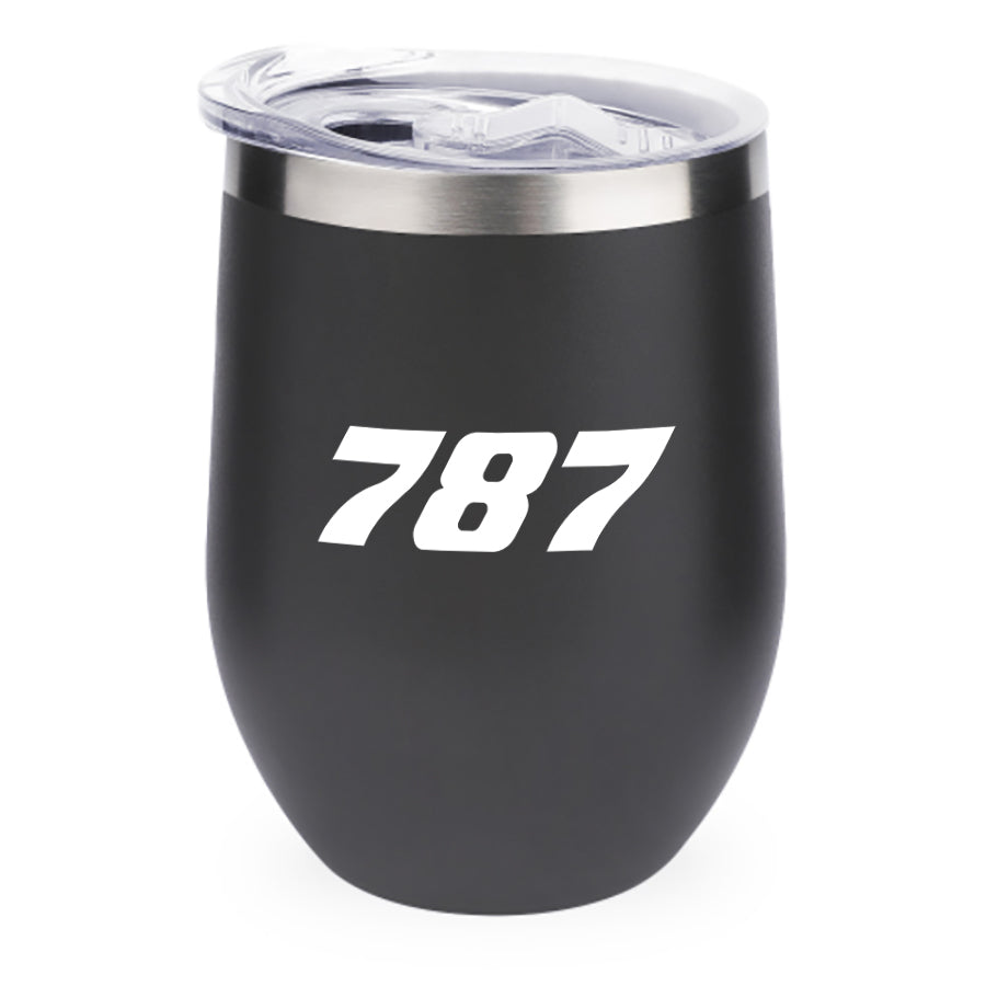 787 Flat Text Designed 12oz Egg Cups