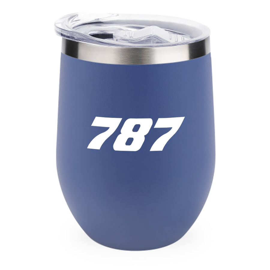 787 Flat Text Designed 12oz Egg Cups