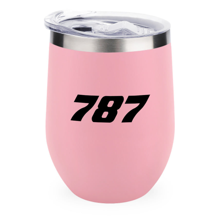 787 Flat Text Designed 12oz Egg Cups