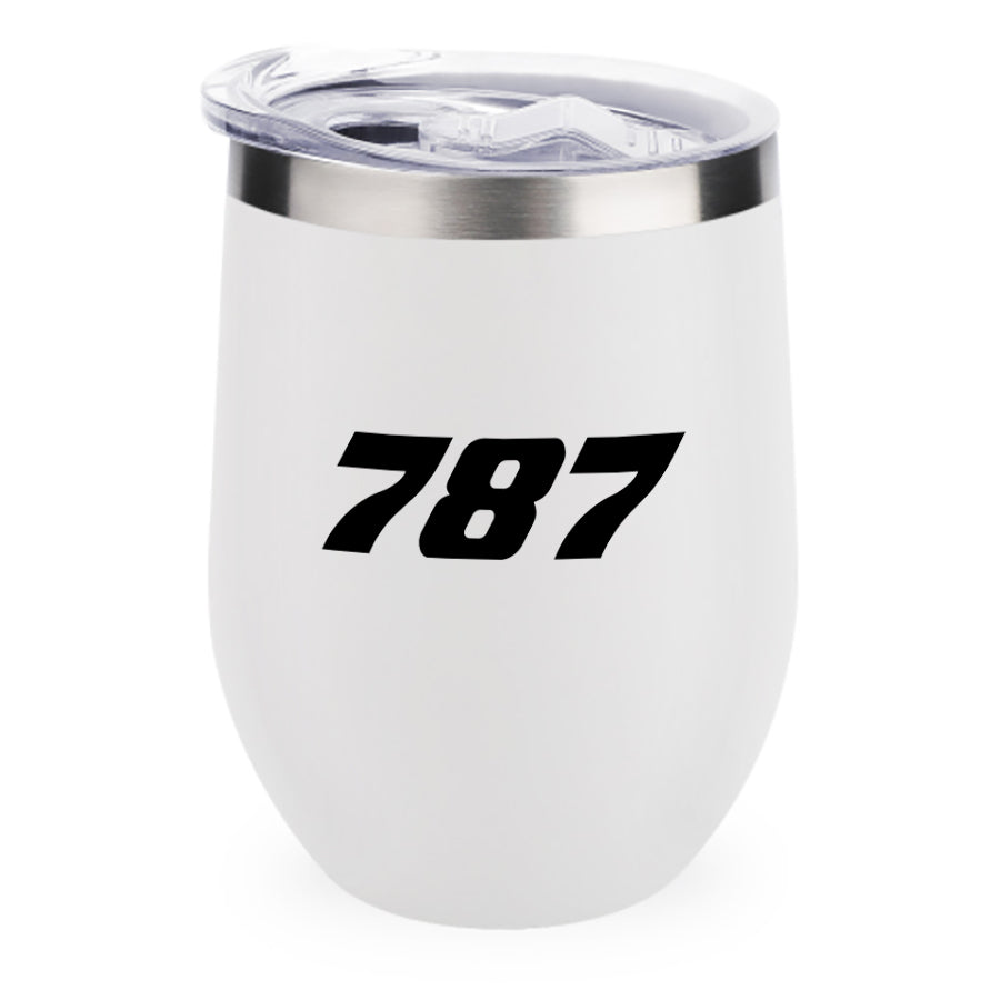 787 Flat Text Designed 12oz Egg Cups