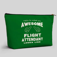 Thumbnail for Flight Attendant Designed Zipper Pouch