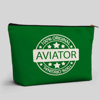 Thumbnail for %100 Original Aviator Designed Zipper Pouch