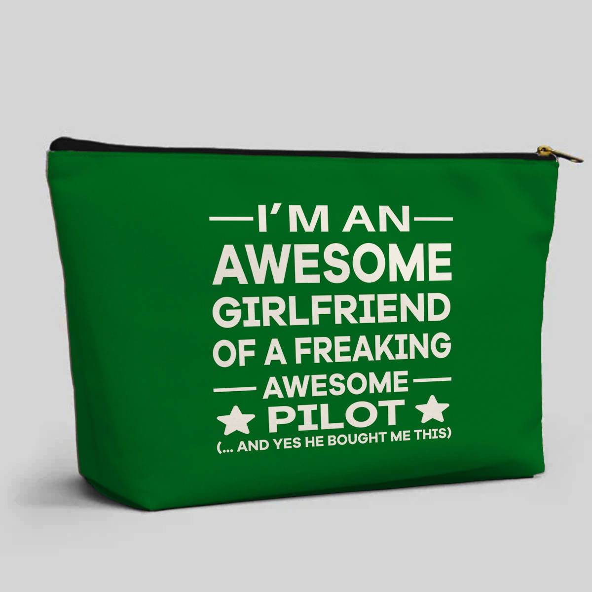 I am an Awesome Girlfriend Designed Zipper Pouch