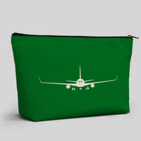 Thumbnail for Boeing 767 Silhouette Designed Zipper Pouch